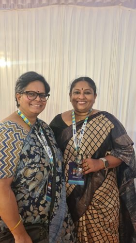 With Author KR Meera