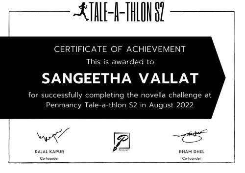 CERTIFICATE BY PENMANCY, A FB WRITING COMMUNITY. 